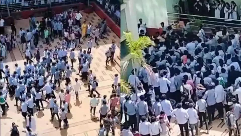 17 Muslim students booked for clash over Hindutva song at Karnataka college