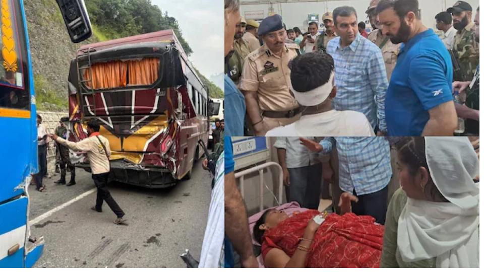 36 Amarnath pilgrims injured after 5 buses collide in J&K