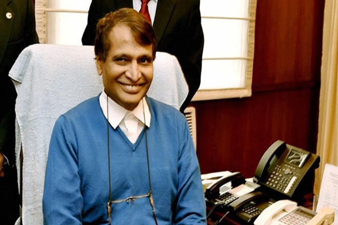 railwaysplantoplant5croresaplings:sureshprabhu