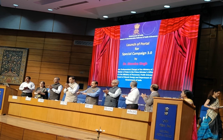 unionministerdrjitendrasinghlaunchesspecialcampaign30portaltoreducependencyingovtoffices