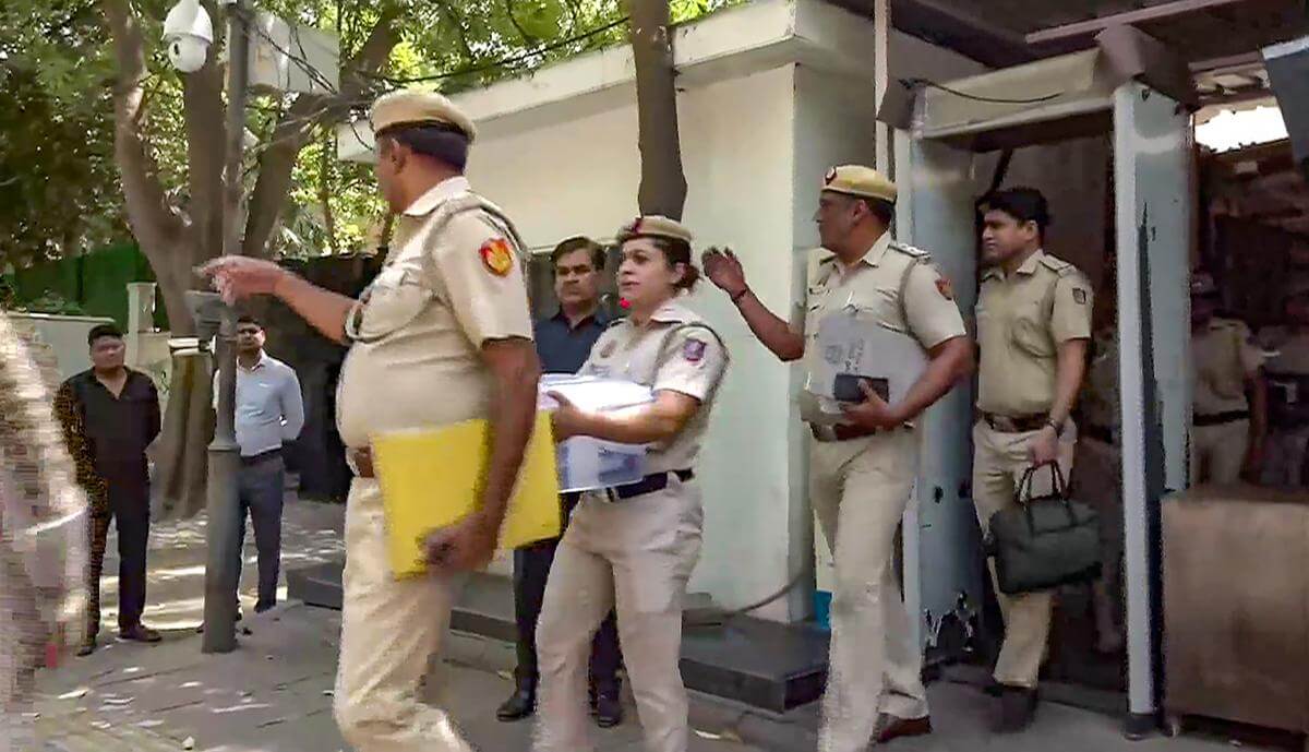 Swati Maliwal assault case: Delhi Police team seizes laptop, CCTV DVR from Kejriwal