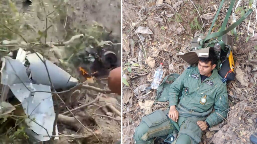 iafjaguaraircraftcrashesatambalapilotsafe