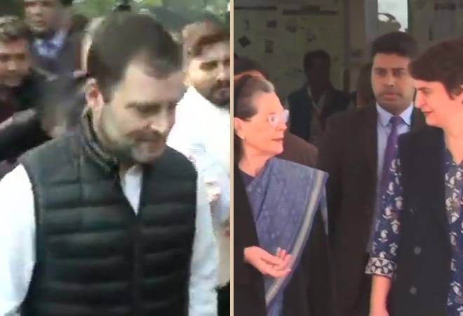 delhipolls:congresschiefsoniagandhirahulcastvote