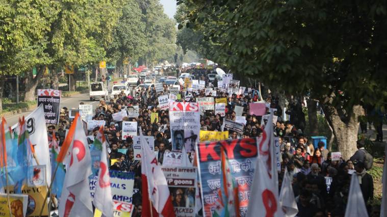 jnuviolenceprotests:teachersassociationjnusuofficebearersmeethrdofficials