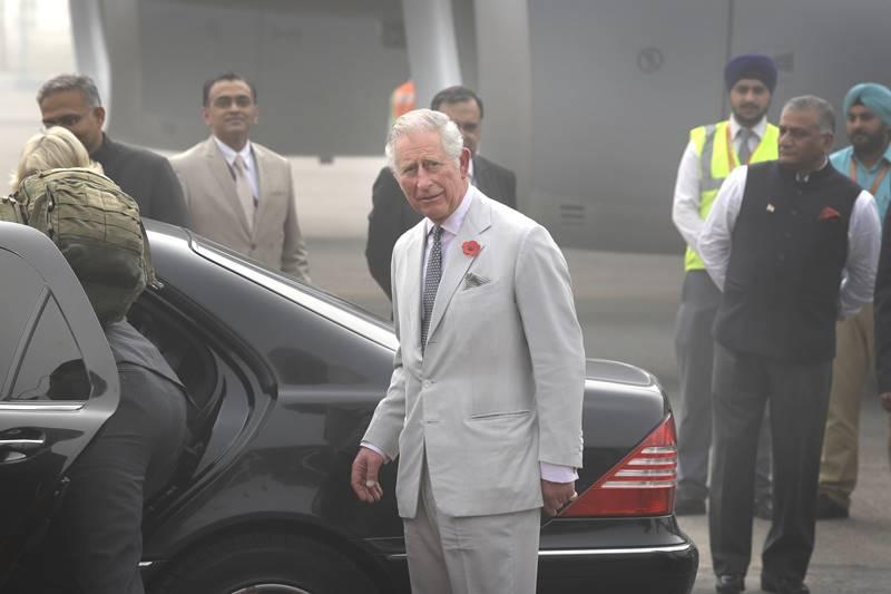 princecharlesarrivesinnewdelhifortwodayvisit