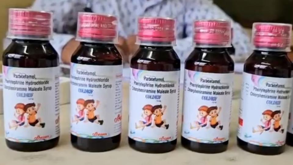 Punjab Govt Bans Coldrif Cough Syrup