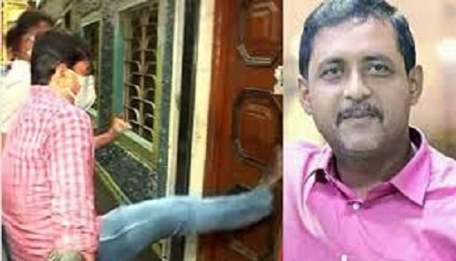 kolkatapolicebreakdowndoorofbjpleader’shomearresthim