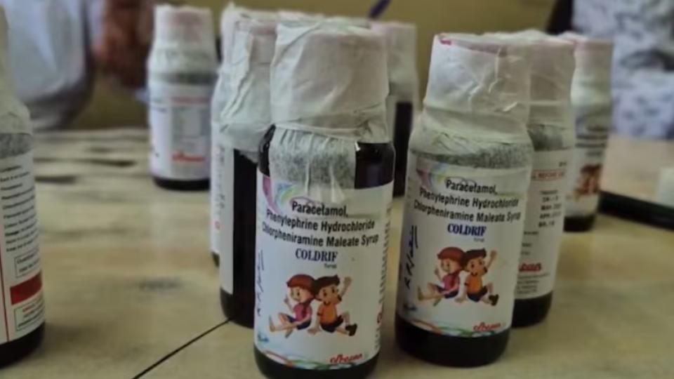 TN Bans Coldrif Cough Syrup After Child Deaths in Rajasthan