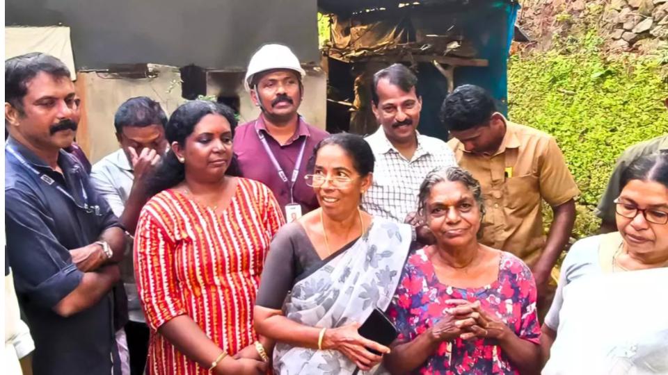 KSEB Employees Install Free Power Connection for Elderly Keralam Woman