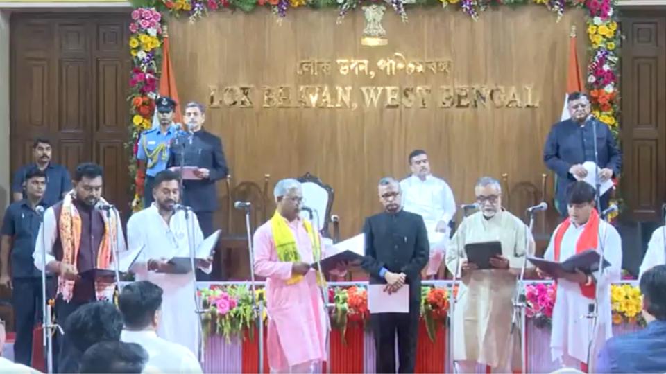 westbengalcmadhikariexpandscabinet35mlassworninasministers