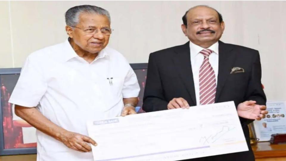 UAE tycoon Yusuff Ali donates Rs 10 cr for Wayanad rehabilitation