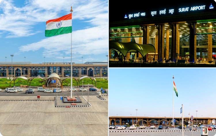 govtapprovesdeclarationofsuratairportasinternationalairport