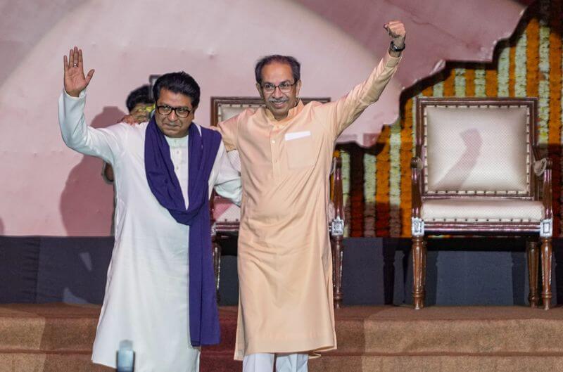 Thackeray brothers reunite after 20 years  in support of Marathi language