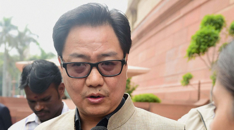 fundsreleasedtofloodaffectedstatesrs500crgiventosdrf:kirenrijiju