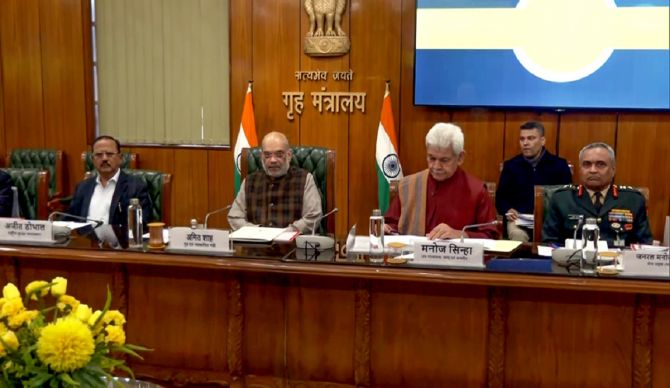 homeministeramitshahchairsahighlevelsecurityreviewmeetingonjk