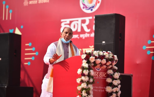 rajnathsinghinaugurates26theditionofhunarhaatinnewdelhi