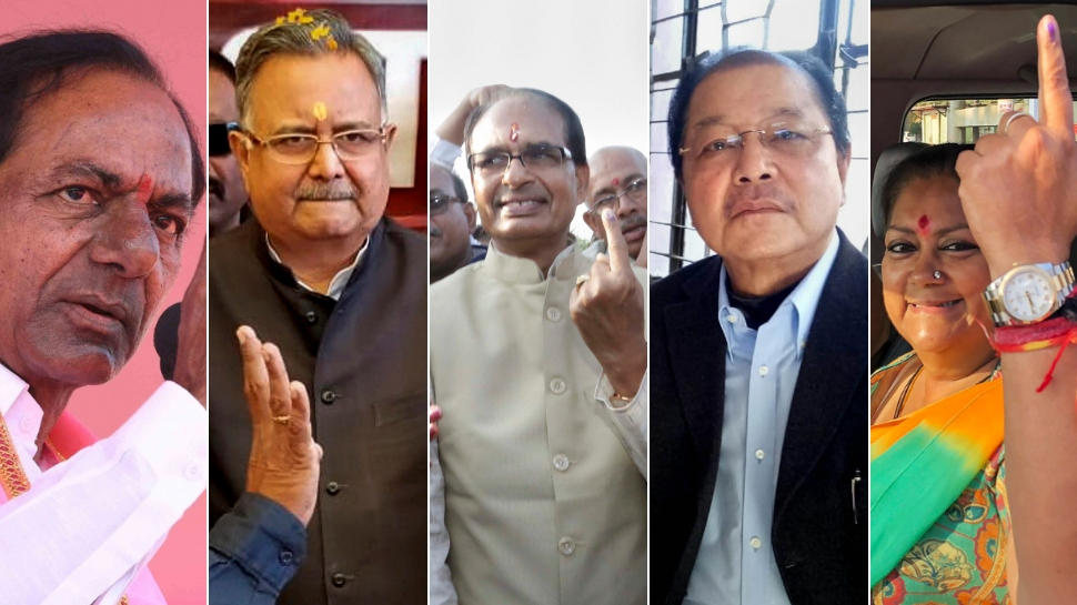 countingofvotesbeginsforassemblyelectionstotelanganachhattisgarhrajasthanmadhyapradeshandmizoram