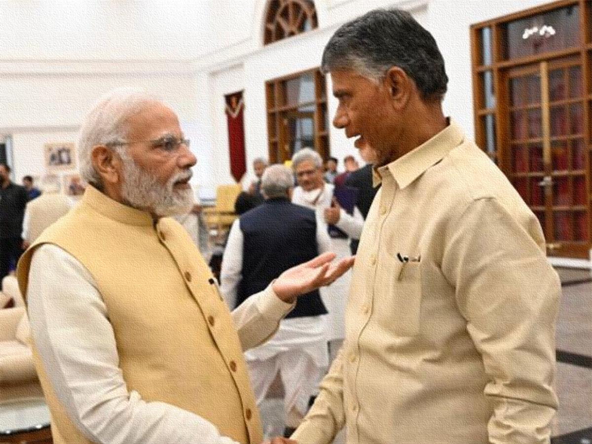 PM Modi congratulates TDP president Chandrababu Naidu on his victory in Andhra Pradesh