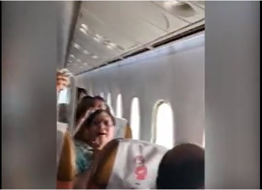 airindiaplanehitsturbulencethreeinjured;windowpanelfallsoff