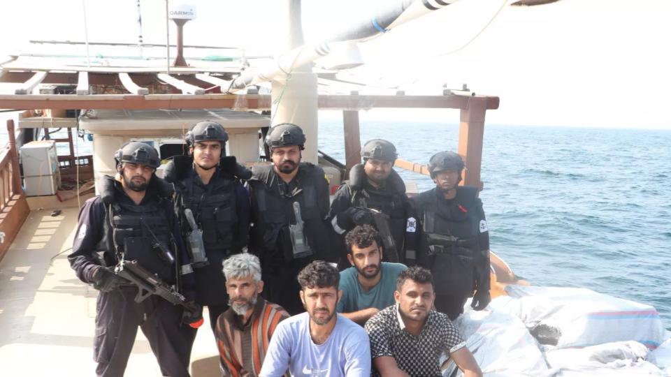 Four Iranian Crew Caught With Rs 5 Cr Foreign Cigarettes in Arabian Sea off Gujarat