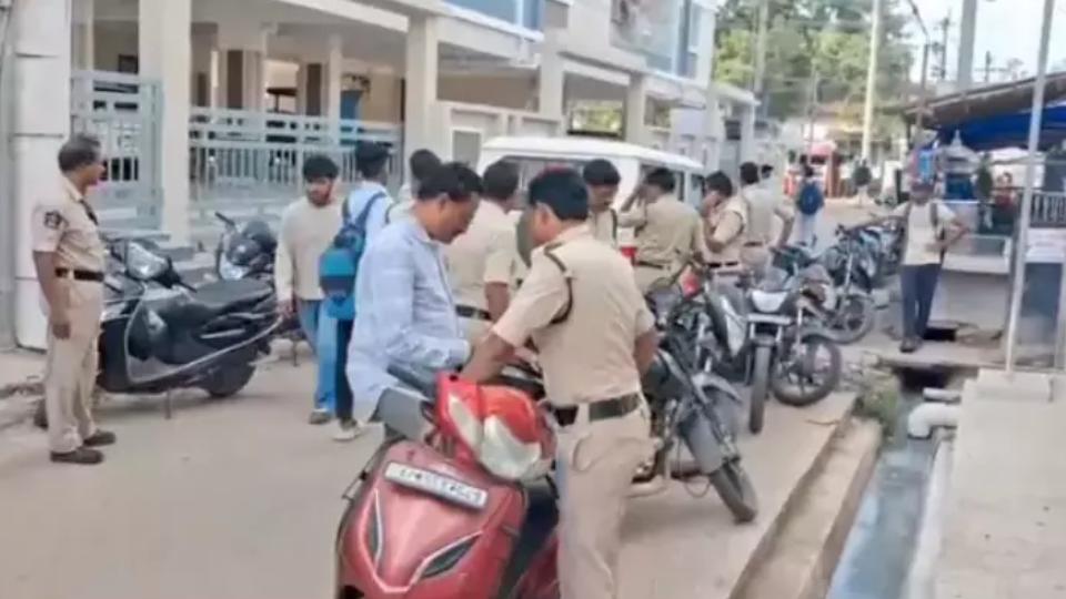 Kakinada Police Inspect Shyam Institute Premises