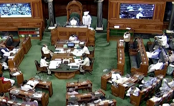 indiachinaborderrow:politicalslugfestdisruptsparliamentoppositiondemandsdiscussionontawangclash