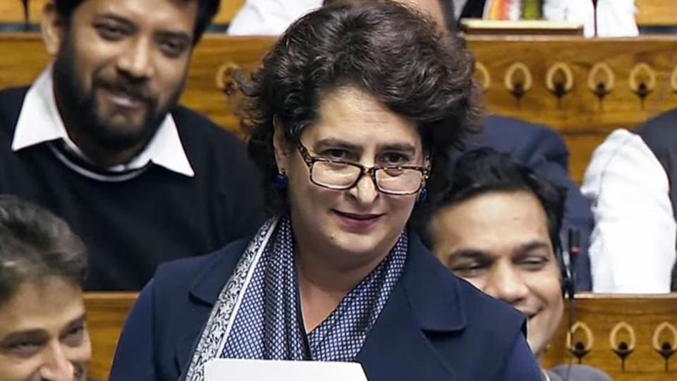 Priyanka Slams PM Modi Over No Drama in Parliament Remark