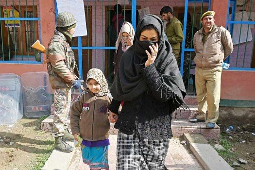 3hoursintokashmirrepoll1%votescastinsrinagar