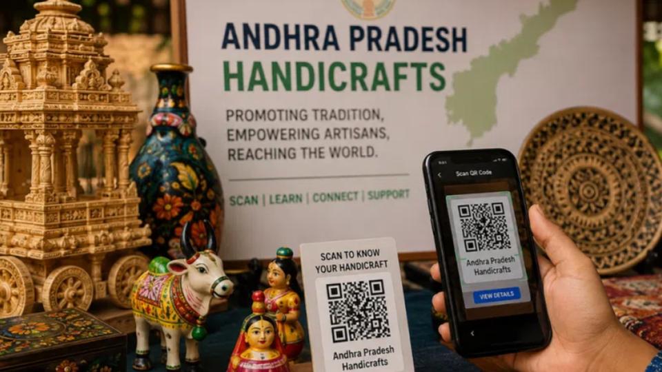 Andhra aunches QR code system to promote handicrafts globally