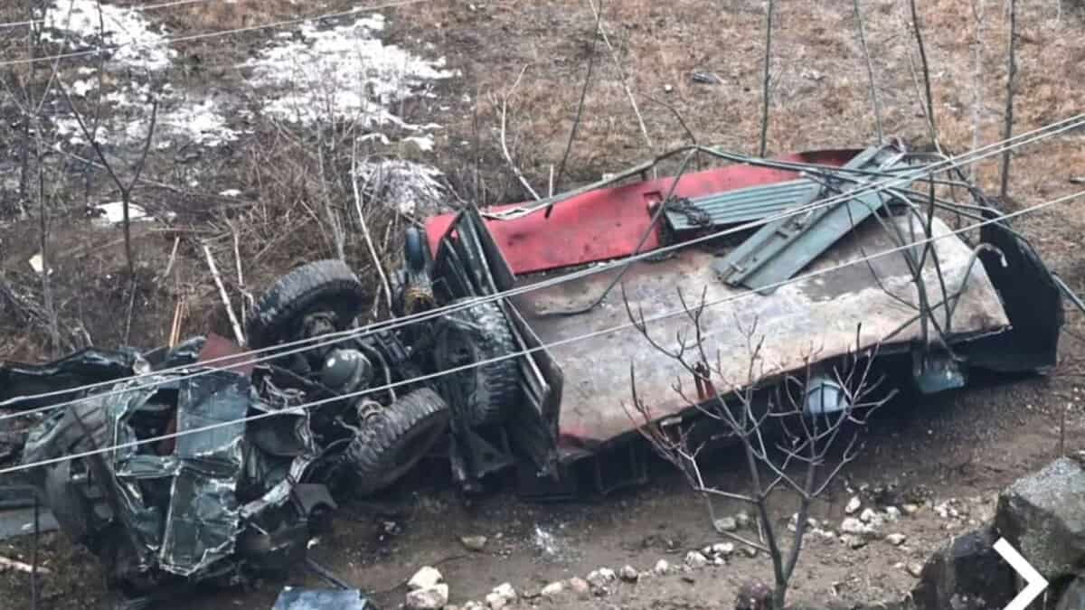 10 soldiers killed as Army vehicle falls into gorge in J&K