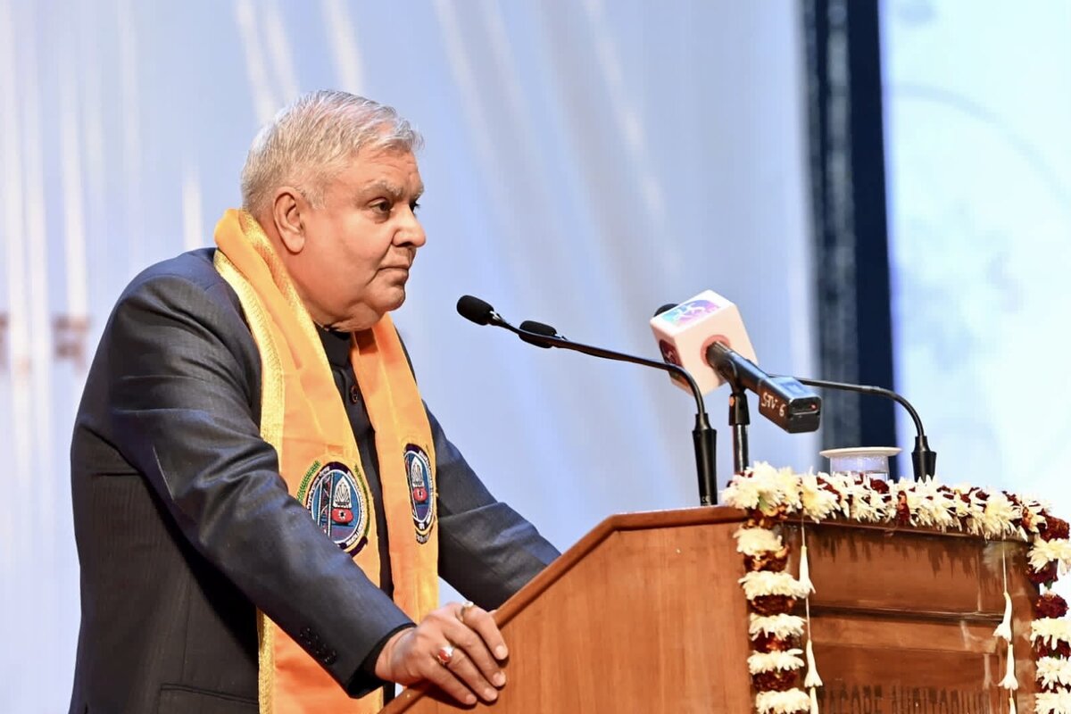 corridorsofpowerarenowfreefromcorruptionandintermediariessaysvicepresidentjagdeepdhankhar
