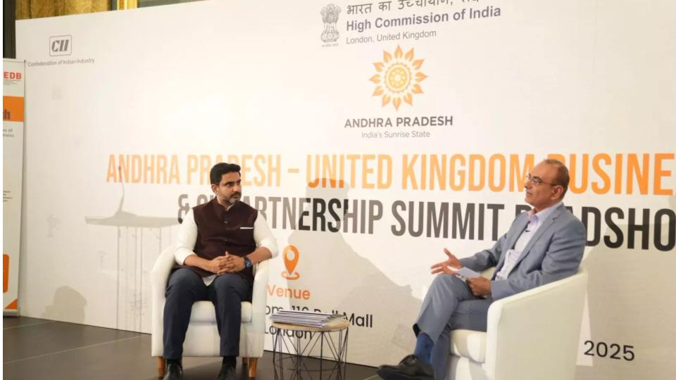 IT Minister Nara Lokesh hosts investor summit in London