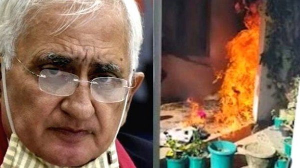 formerunionministerandcongressleadersalmankhurshid’shousevandalisedinnaintal