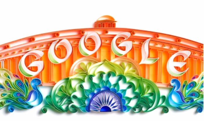 googlecelebratesindias71stindependencedaywithbeautifuldoodle