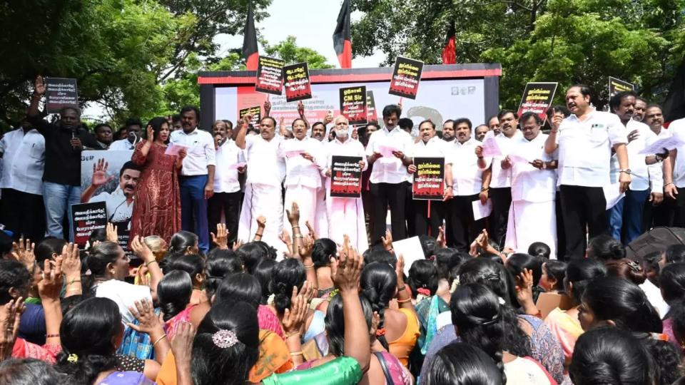 DMK MLA Booked for Derogatory Remarks Against Vijay During Protest