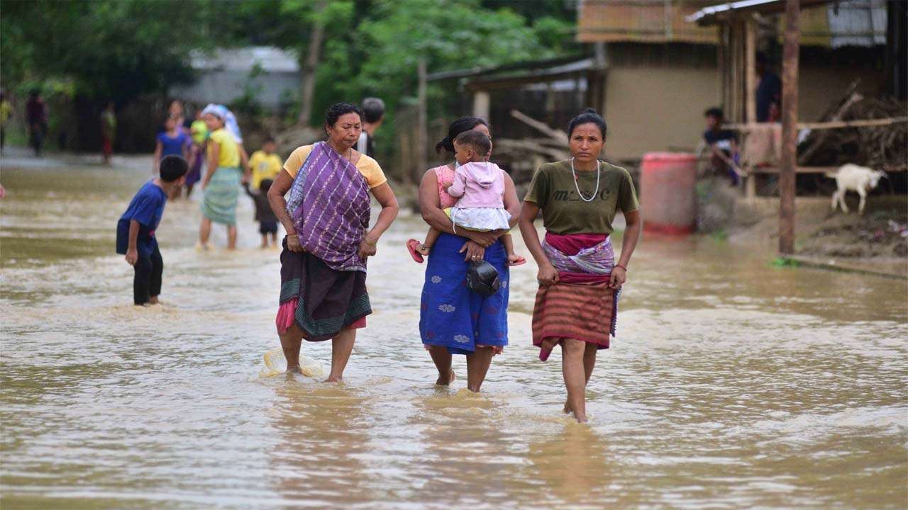 Over 4 lakh people affected due to floods in Assam