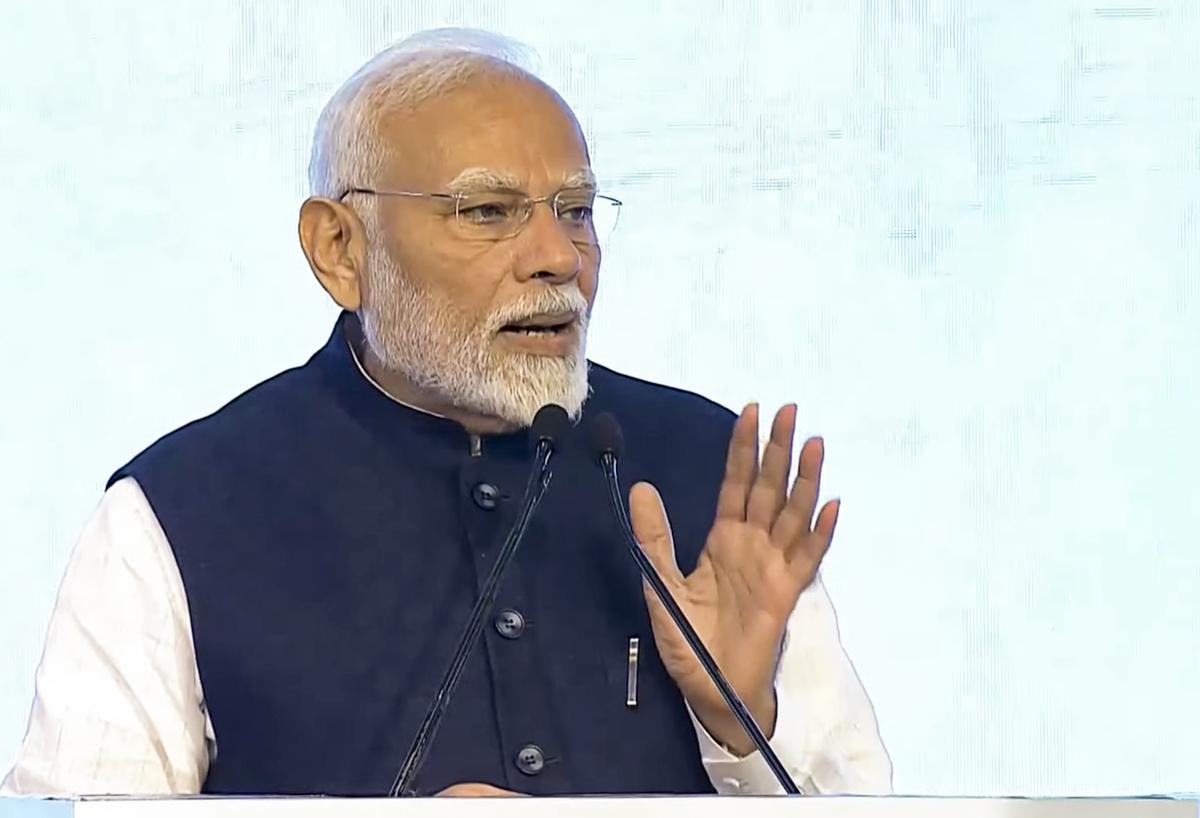 primeministernarendramoditodedicatethegaugeconversionofthebhujnaliyaraillinetothenationtoday