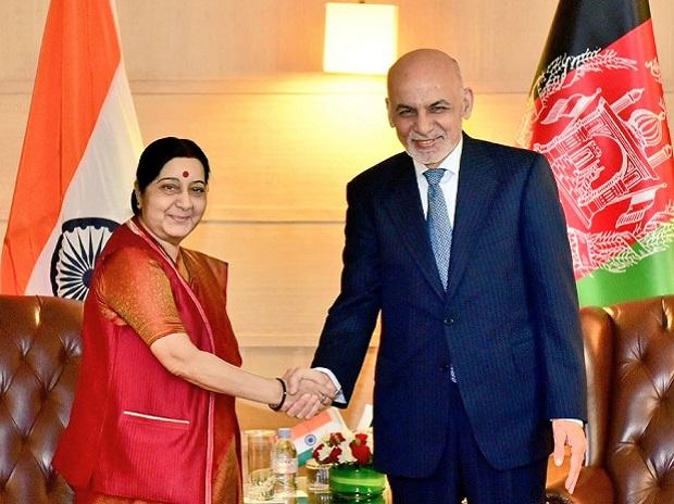 ashrafghanimeetswithpresidentkovindeamsushmaswaraj