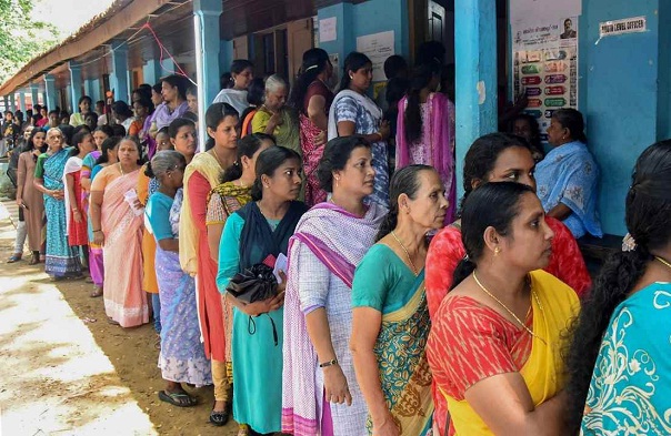 pollingunderwayinwestbengalassamtnkeralaandpuducherryvoterturnoutregisteredatmorethan50%inkeralaandtnabove60%inassamwestbengalandpuduchherytill330pm