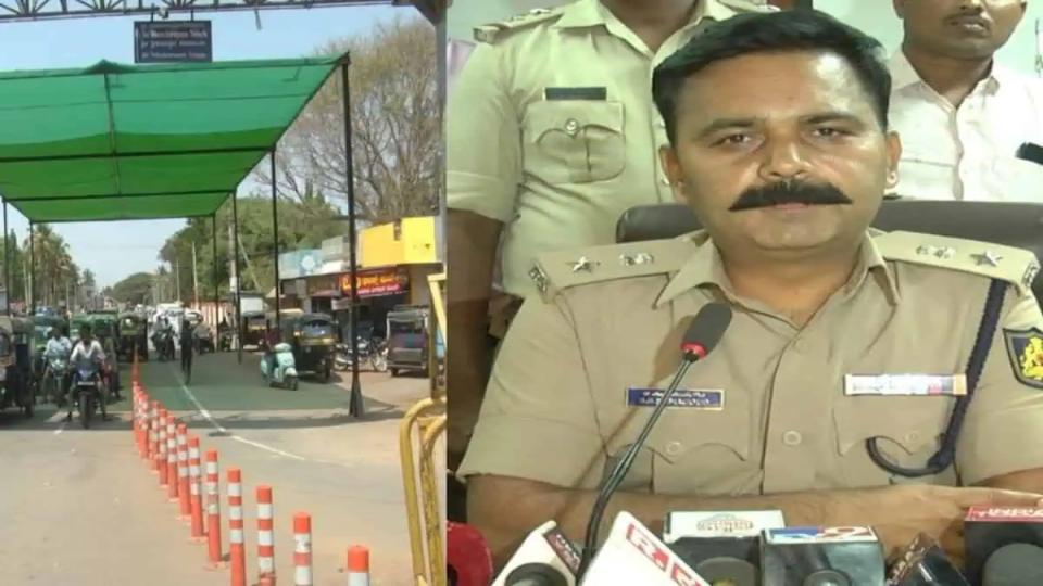 Karnataka police arrange shade for two-wheeler riders at traffic signals
