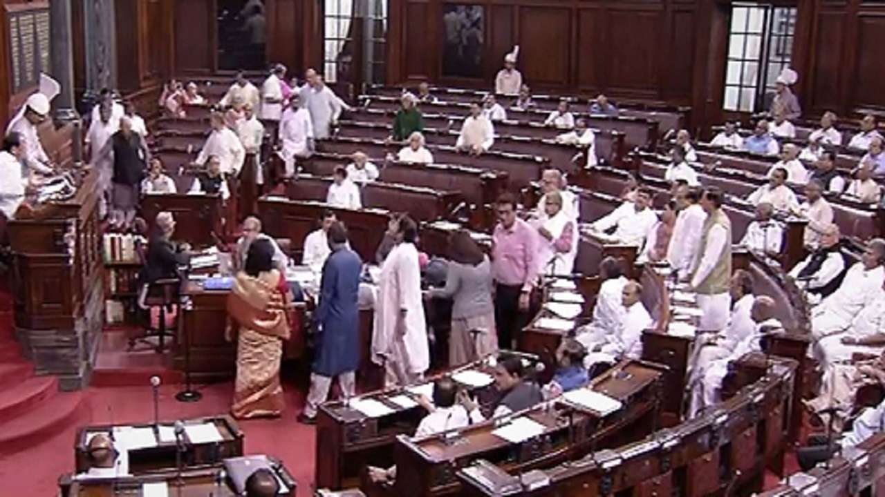 briefuproarinrajyasabhaasbjpmembersraisedeshmukhissue
