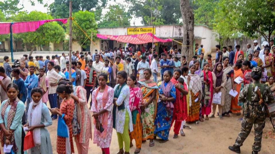 66.95 percent voter turn out recorded in 4 phases of Lok Sabha Polls