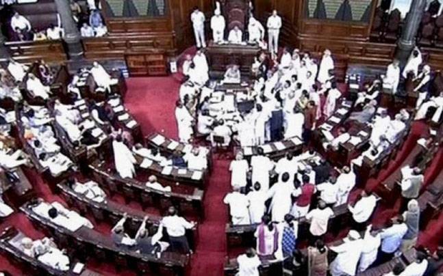 rajyasabhaadjournedbrieflyoverevmrow