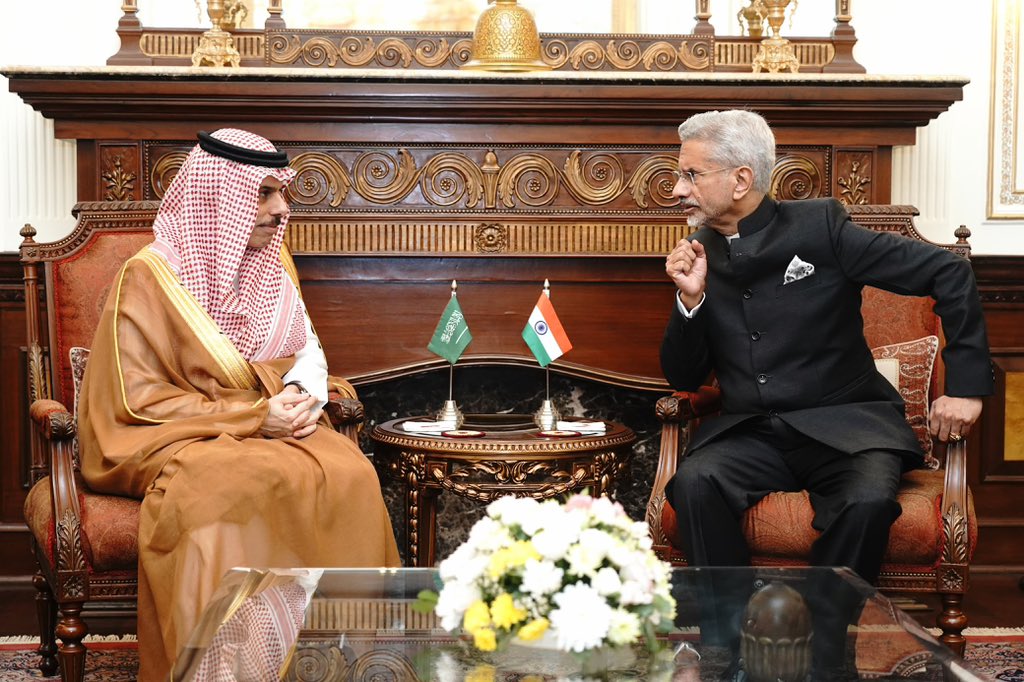 eamjaishankarholdsbilateralmeetingwithsaudiarabia’sforeignministerprincefaisalbinfarhanalsaud
