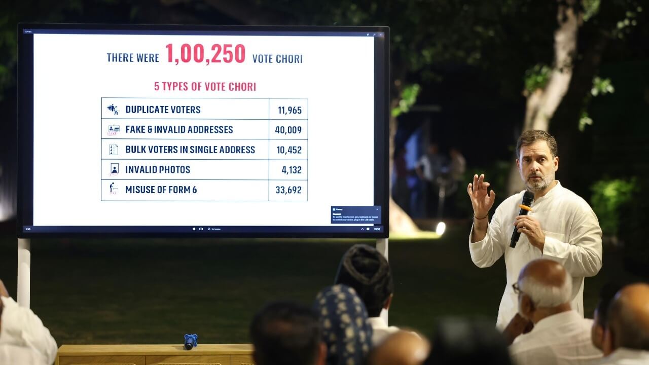1,00,250 vote chori: Rahul Gandhi