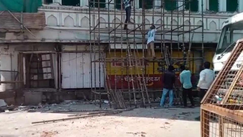 Ujjain mosque portion removal continues for 2nd day amid tight security