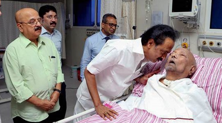 dmkpresidentkarunanidhiextremelycriticalandunstablesayschennaihospital