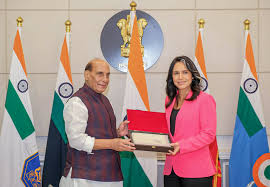 defenseministerrajnathsinghusdirectorofnationalintelligencetulsigabbardreviewdefencecooperationandintelligencesharing