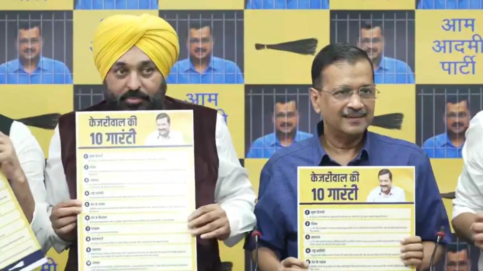 Arvind Kejriwal announces 10 guarantees amid ongoing Lok Sabha polls