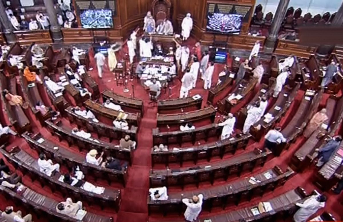rajyasabhapassestwobillsamidoppprotest